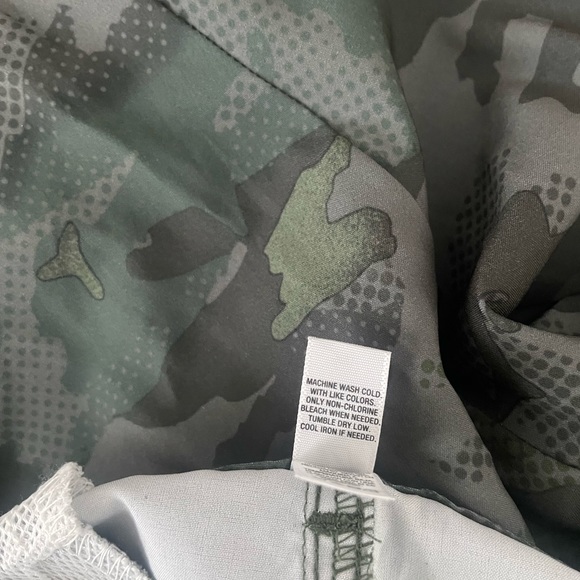 Men’s Camo Print Stretch Black Short Size XXL - Picture 6 of 6